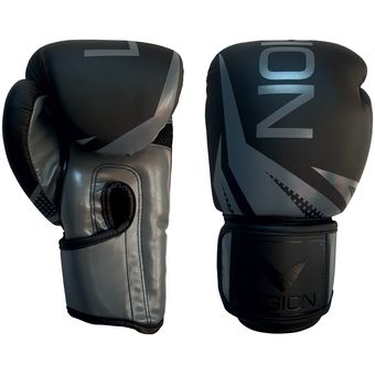 Guantes de boxeo gris talla 12 onz