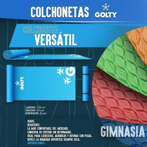 Mat de yoga marca GOLTY
