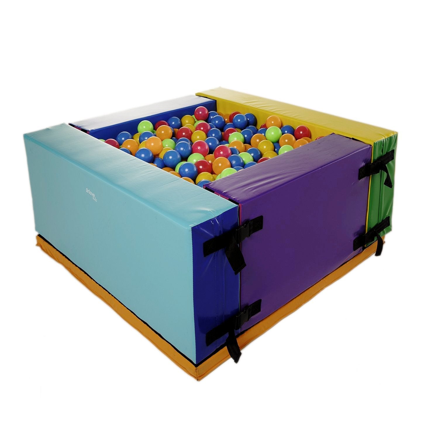 Piscina cuadrada de pelotas