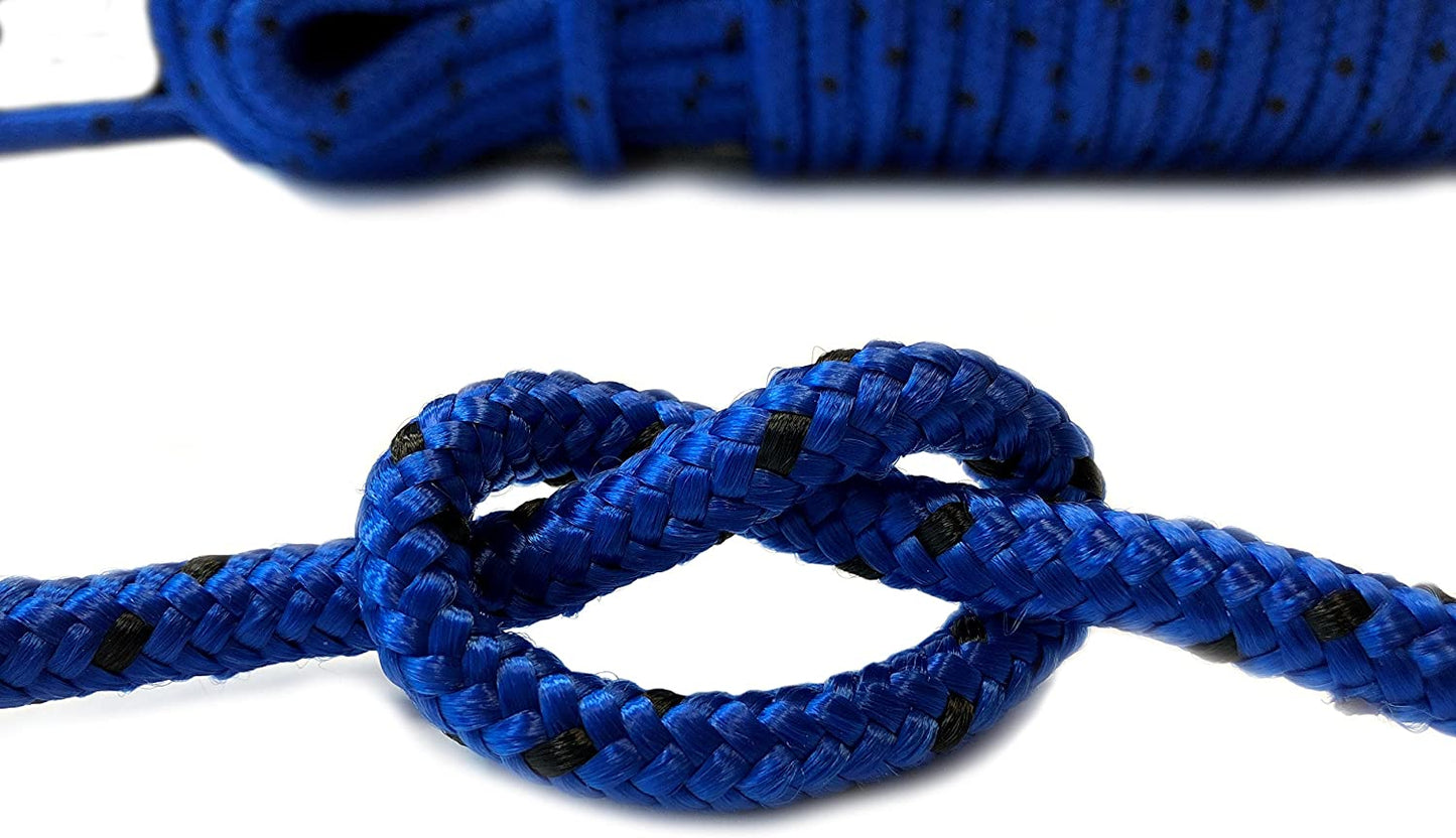 1 metro de cuerda paracord nylon elastica azul 10 mm -  España